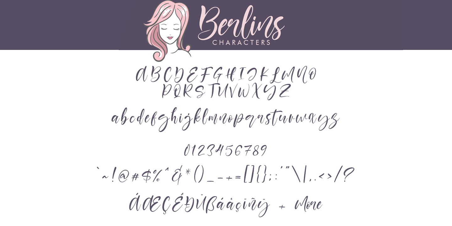 Example font Berlins #2